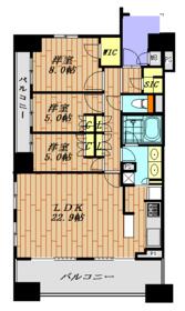 ザ・晴海レジデンス 710号室の間取り