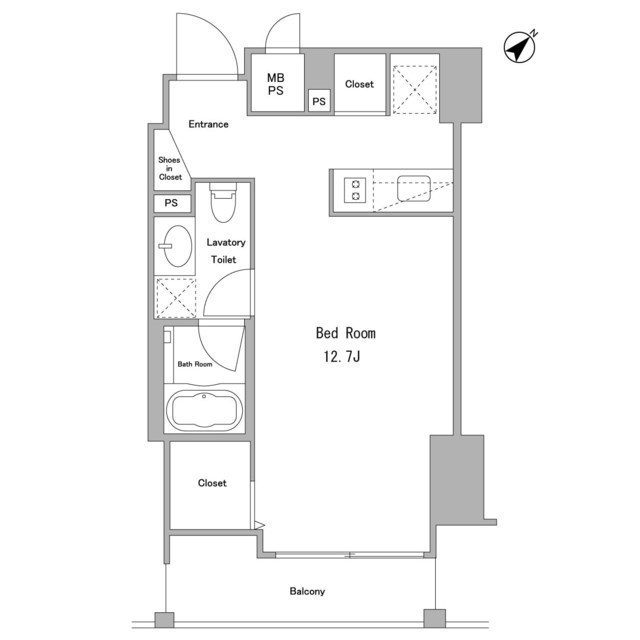 HAMILTON PLACEの間取り