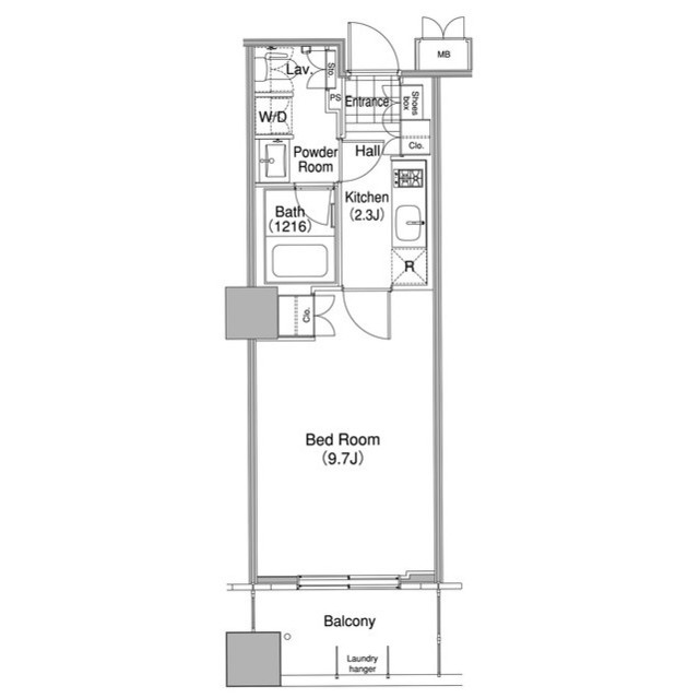 コンフォリア東池袋WESTの間取り