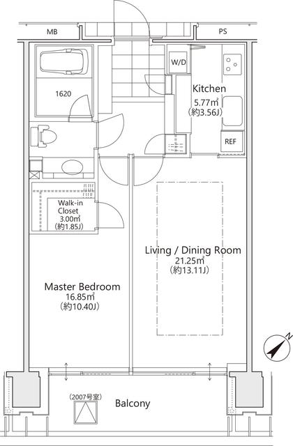 松竹スクエアレジデンスの間取り