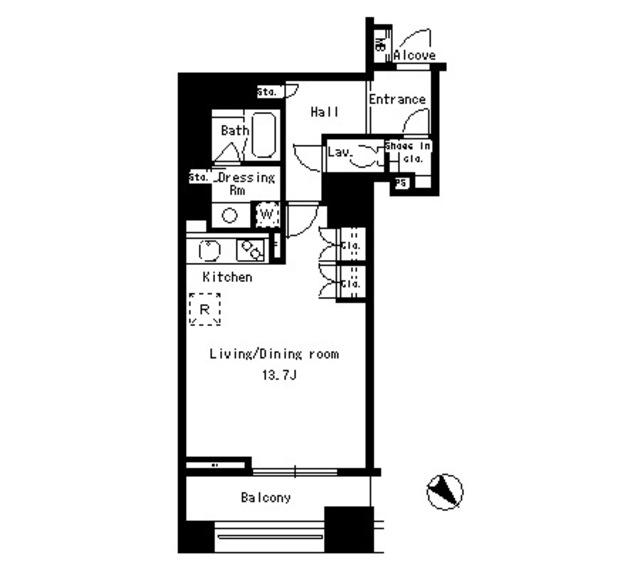パークアクシス日本橋ステージの間取り