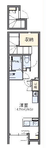 レオネクストミントの間取り