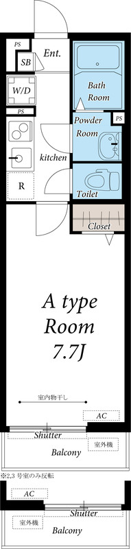 リブリ・国立北の間取り