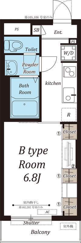 リブリ・richeⅧの間取り