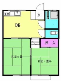 アタゴコーポラスの間取り