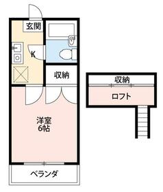 ガーデンヒルズ新倉C棟の間取り