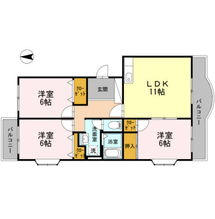 葵マンションの間取り