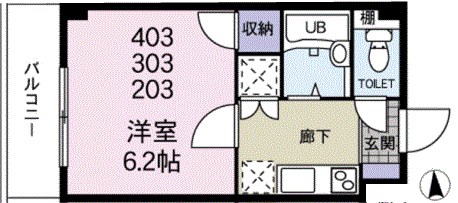 KT三光マンションの間取り