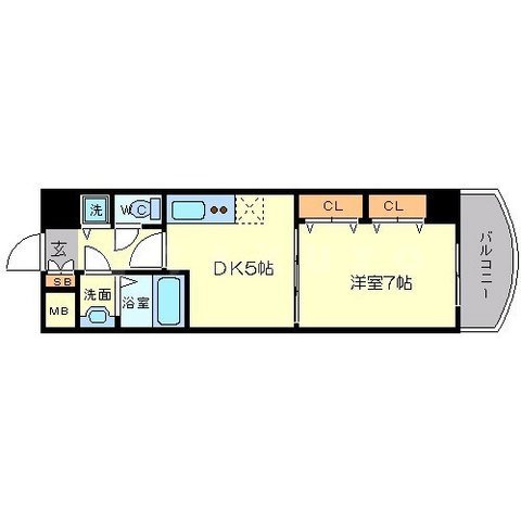 ノルデンタワー新大阪の間取り