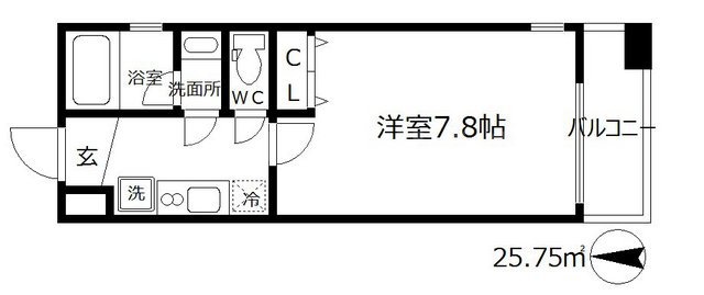プロスペクト中之島の間取り
