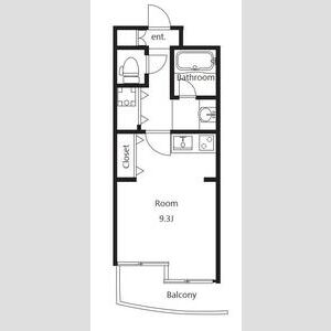 サンロワール江坂の間取り