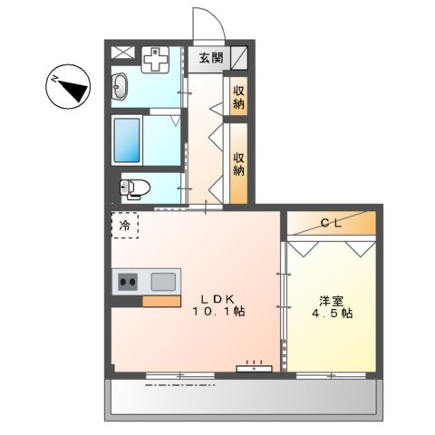 ATB松之内の間取り