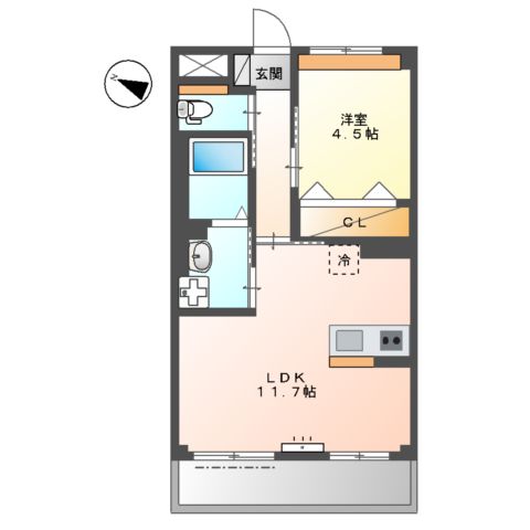 ATB松之内の間取り