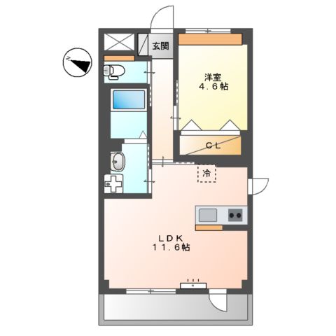 ATB松之内の間取り