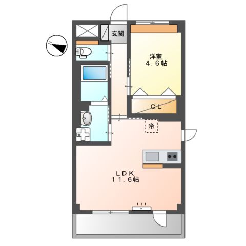 ATB松之内の間取り