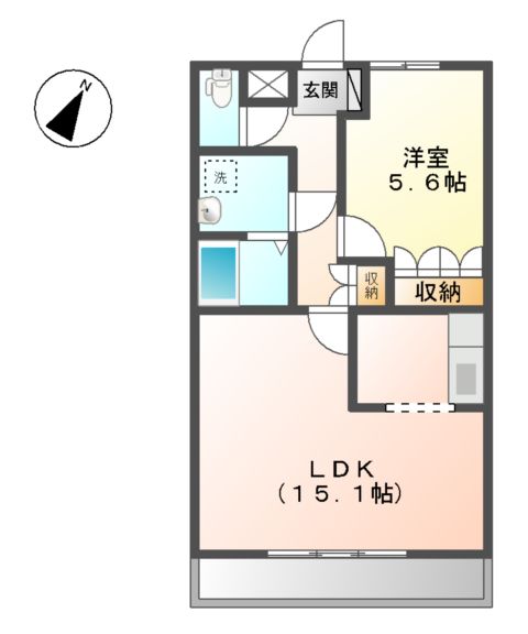 フレンドシップSHONANの間取り