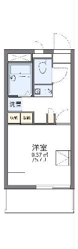 レオパレスアートUの間取り