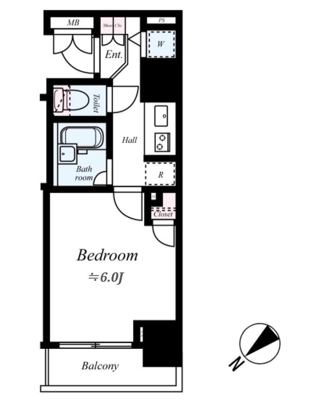 ドルチェ日本橋浜町・壱番館の間取り