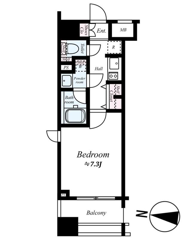 ラグジュアリーアパートメント三ノ輪の間取り