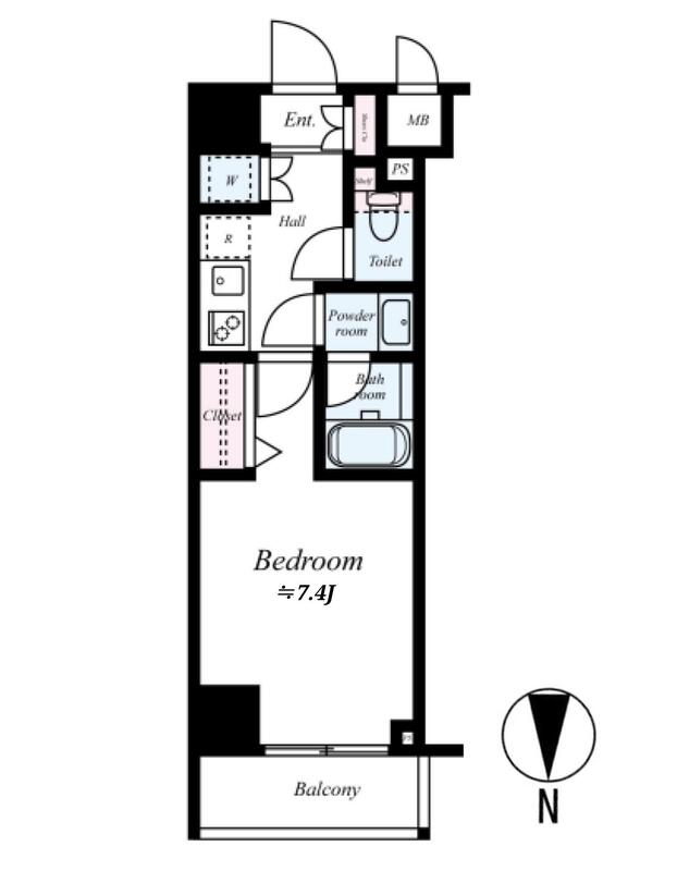 TRADIS 浅草橋の間取り