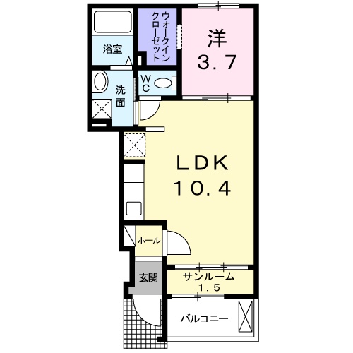フォルシュ みかんの間取り