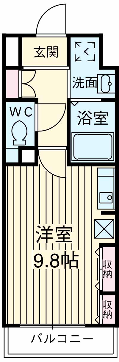グラシア武蔵中原の間取り
