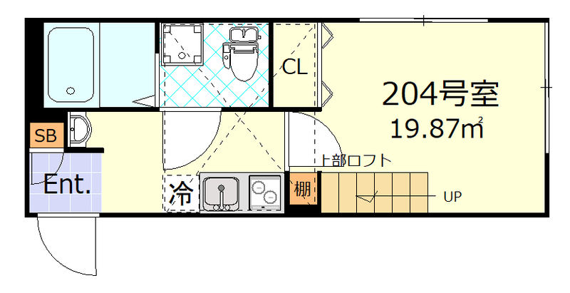 ルノン武蔵新城の間取り