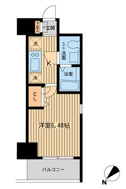 エコロジー潮見レジデンスの間取り