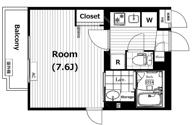 セルベコート野方の間取り