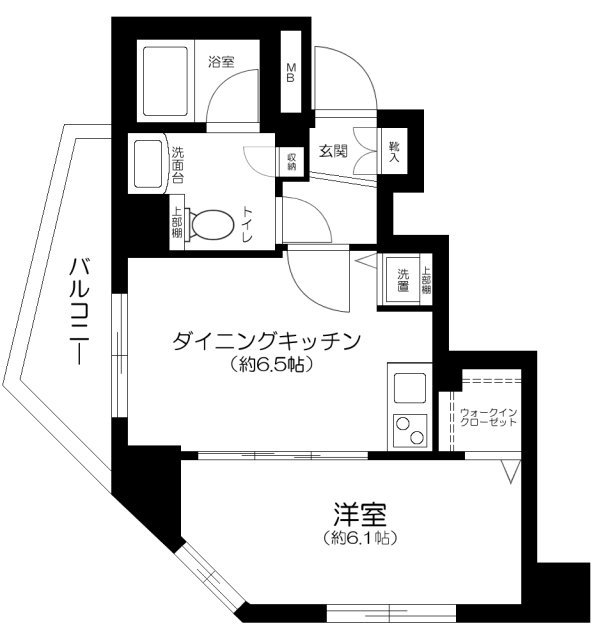 ラグジュアリーアパートメント文京千石♯01の間取り
