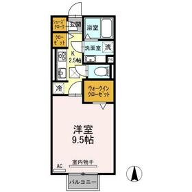 コンフォルト鵜沼の間取り