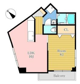 本町ロータリーマンションの間取り