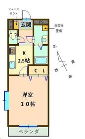 ハイツ幸知の間取り