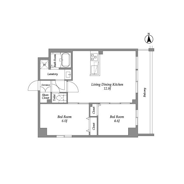 ザ・グラヴィティ新宿の間取り