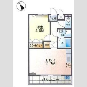 ハスヤマAの間取り