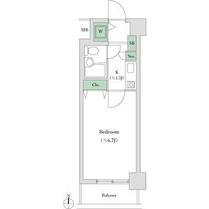 菱和パレス南大井の間取り