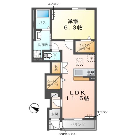 KAKINOKI TERRACEの間取り