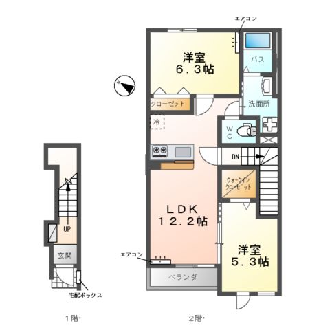 KAKINOKI TERRACEの間取り