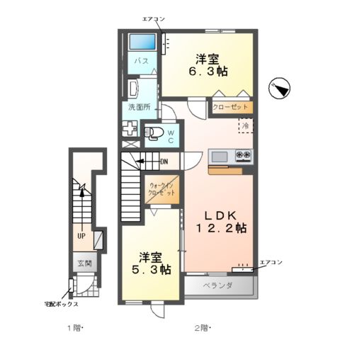 KAKINOKI TERRACEの間取り