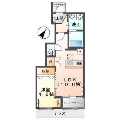 APGヴィラ徳倉Bの間取り