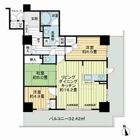 岐阜シティタワー43の間取り