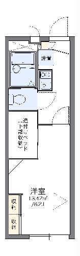 レオパレス東海中央の間取り
