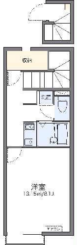 レオネクストリードアンドナナの間取り