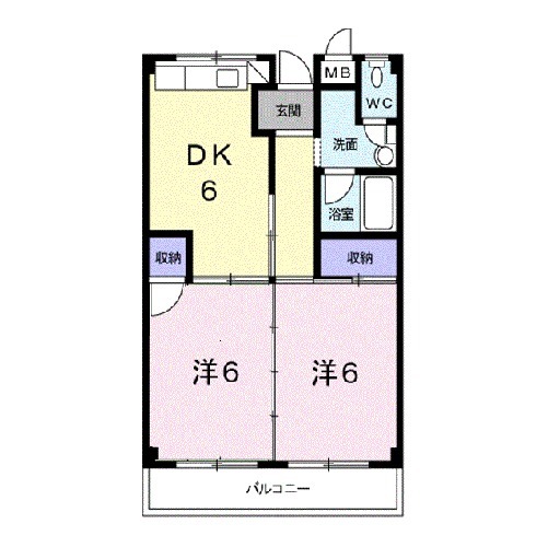 ヴィラサンライズの間取り