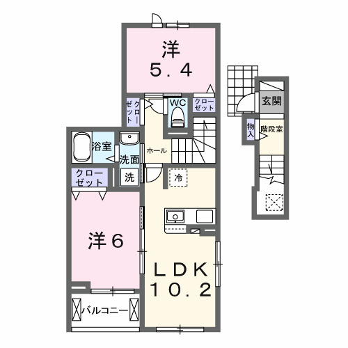 ホグワーツAの間取り