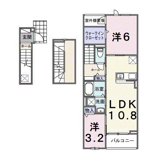 ホグワーツBの間取り