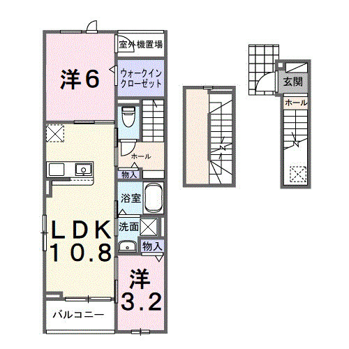 ホグワーツBの間取り