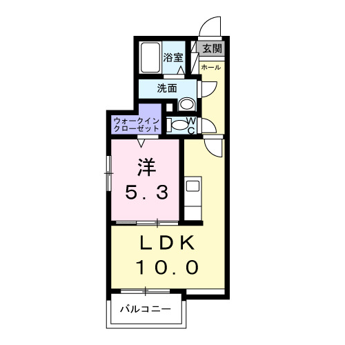 シエラブルーKの間取り