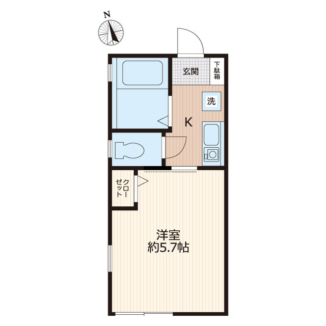 G・Aヒルズ保土ヶ谷A棟の間取り