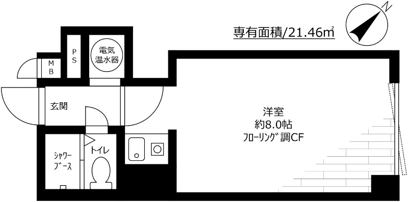 パシフィック乃木坂の間取り